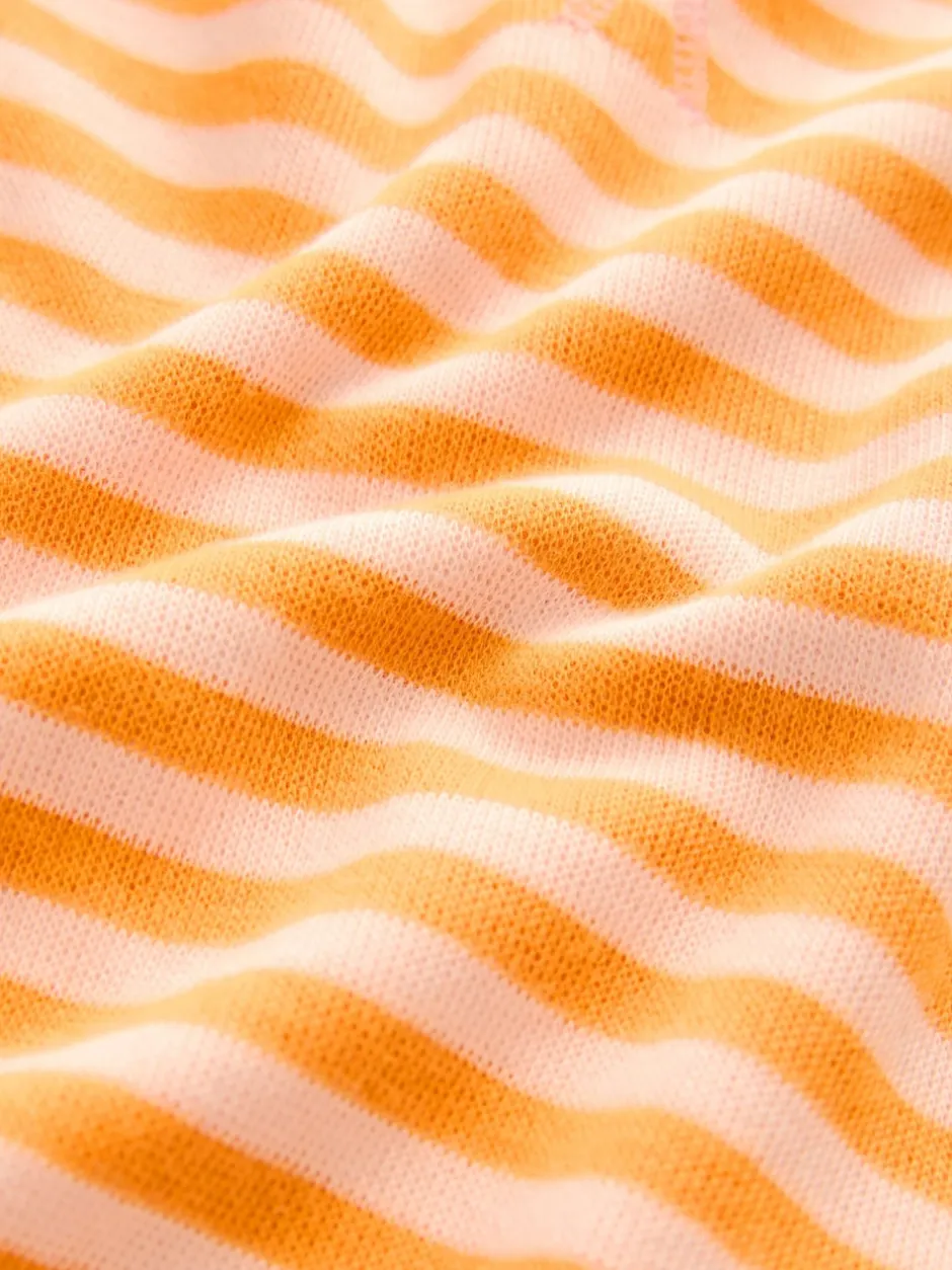 Next - Sweat-shirt oversize côtelé confortable (9mois-16ans) Orange/rose Discount