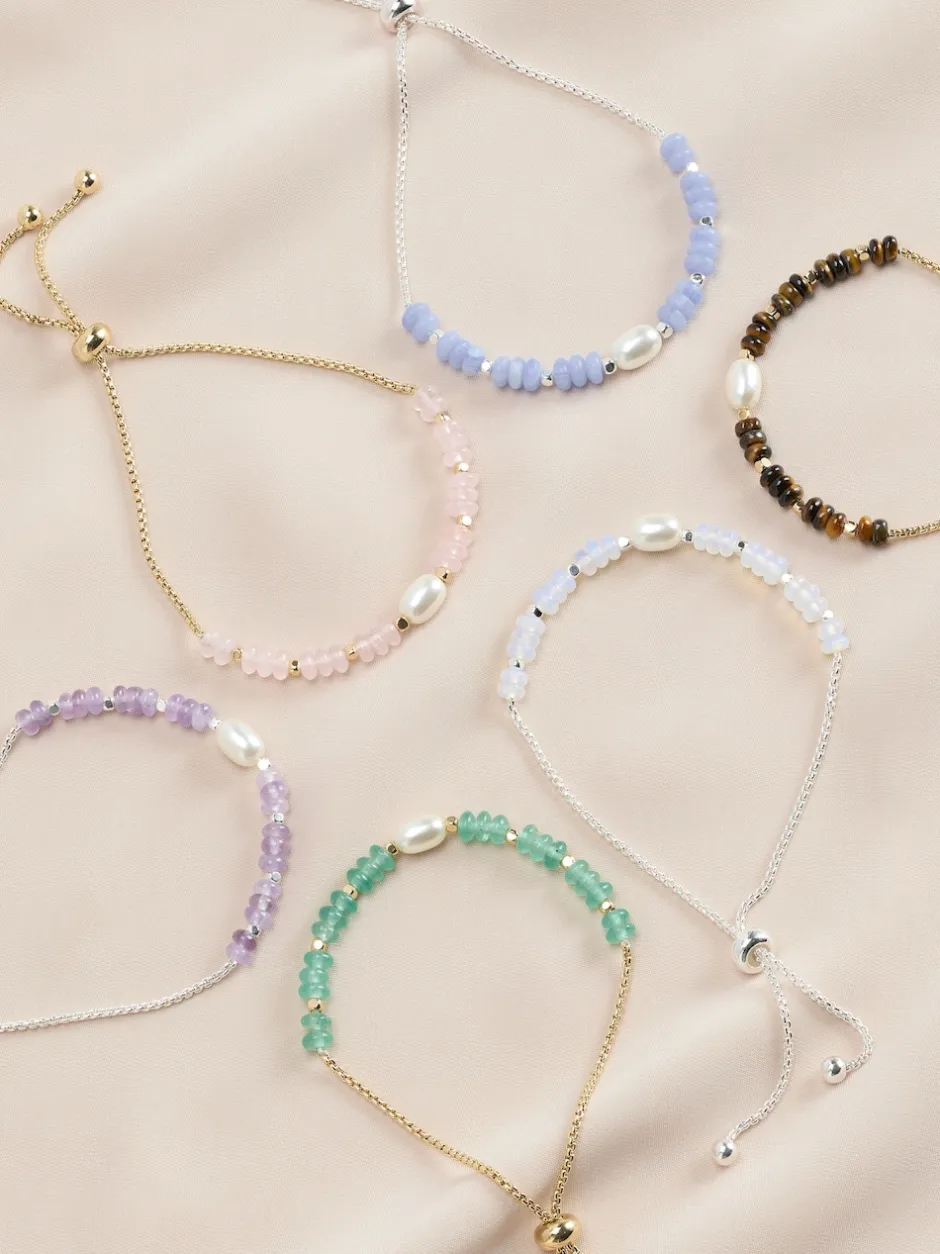 Next Or/Argent - Bracelet semi-précieux Pierre Pully