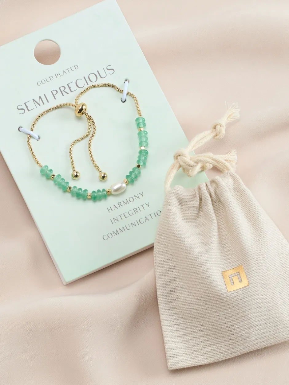 Next Or/Argent - Bracelet semi-précieux Pierre Pully