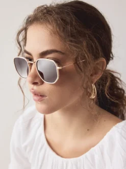 Next os - Lunettes de soleil rondes en métal Best