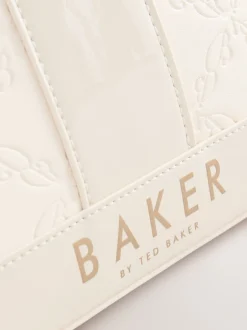 Baker by Ted Baker os - Sac cabas en PU en relief Sale