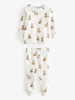 Next Ours bleu clair - Lot de 3 pyjamas Snuggle (9mois-6ans) Hot