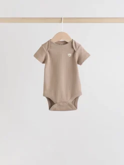 Next ours marron - Bodys pour bébés Manches courtes 5 Pack Sale