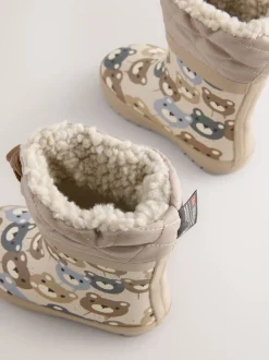 Next - Bottes en caoutchouc thermique Thinsulate™ avec extrémité doublée ours marron Sale