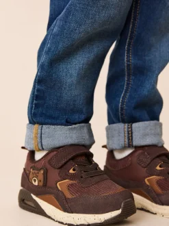 Next - Entraîneurs en dentelle élastique ours marron Sale