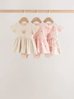 Next Ours rose brodé - Barboteuse Jersey Baby 3 Pack