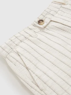 Reiss Pantalon à fines rayures en coton coupe classique Easton Hot