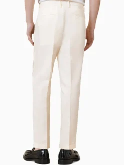 All Saints Pantalon AllSaints Slim Cross Tallis en lin Blend Discount