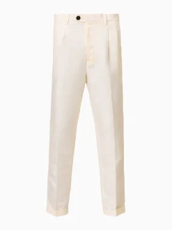 All Saints Pantalon AllSaints Slim Cross Tallis en lin Blend Discount