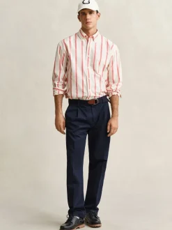 Gant Pantalon chino décontracté en sergé plissé Outlet