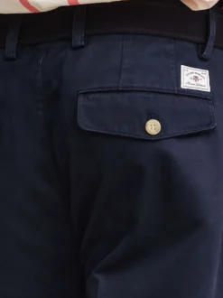 Gant Pantalon chino décontracté en sergé plissé Outlet