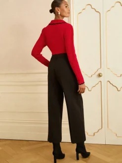 Love & Roses Pantalon court large New