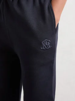 Reiss Pantalon de jogging Mellor en coton brodé à monogramme Sale