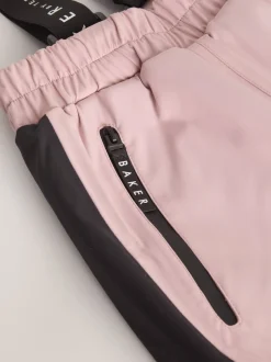 Baker by Ted Baker Pantalon de ski rembourré rose imperméable à logo Clearance