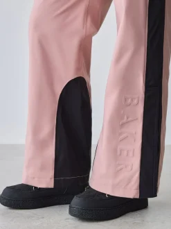 Baker by Ted Baker Pantalon de ski rembourré rose imperméable à logo Clearance