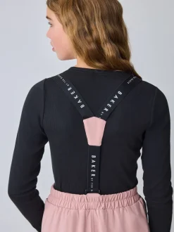 Baker by Ted Baker Pantalon de ski rembourré rose imperméable à logo Clearance