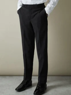 Reiss Pantalon de smoking rayé en satin Knightsbridge T New