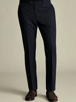 Charles Tyrwhitt Pantalon habillé en laine Outlet