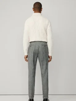 Hackett Pantalon Hack Glen à carreaux Peak Reiss noir