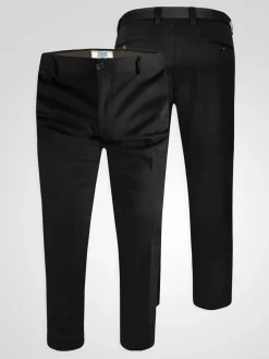 D555 Pantalons YARMOUTH bi-extensible avec taille flexible Discount