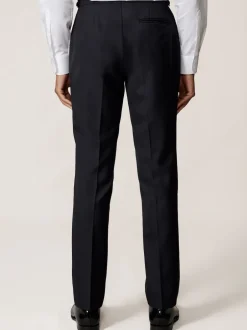 Reiss Pantalons de smoking Sinatra en jacquard de laine mélangée coupe classique