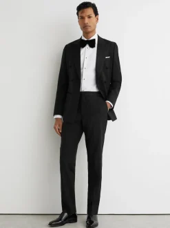 Reiss Pantalons de smoking Poker habillé en Blend de laine