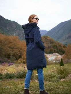 Seraphine Parka de Grossesse et de portage Premium Sub-Zero rembourrée en duvet 3en1