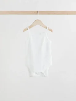 Next pastel - Lot de 5 bodys débardeurs en maille pointelle pour bébé Online