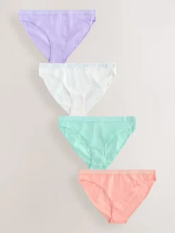 Next - Lot de 4 culottes à logo en coton pastel Hot