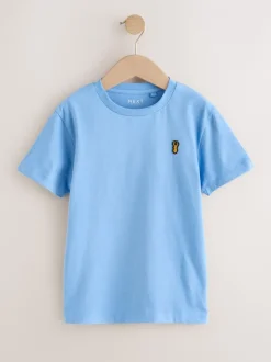 Next - T-shirt brodé Manches courtes Stag 4 Pack (3-16ans) Pastels Hot