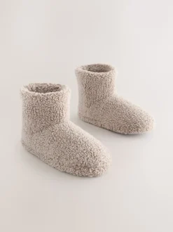 Next Peau de mouton neutre - Bottes Slipper New