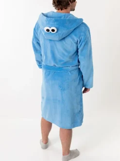 Vanilla Underground Peignoir à capuche Sesame Street Cookie Monster