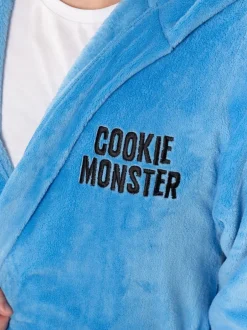 Vanilla Underground Peignoir à capuche Sesame Street Cookie Monster