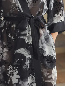 B by Ted Baker Peignoir Noir Bird New