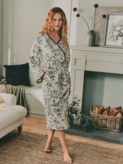 Laura Ashley Peignoir en viscose Outlet