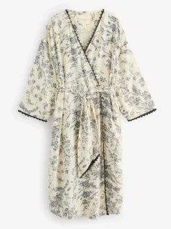 Laura Ashley Peignoir en viscose Outlet