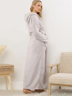 Long Tall Sally Peignoir Maxi en coton à capuche Best