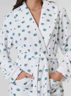 Loungeable Peignoir Blueberry imprimé léger Hot