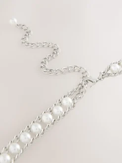 Next Perle Argent - Ceinture de chaîne New