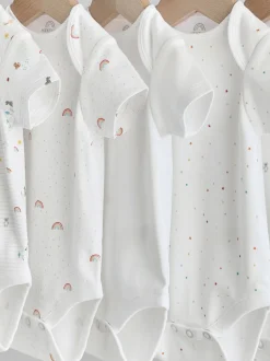 Next Personnage blanc - Combinaisons bébé à manches courtes Hot