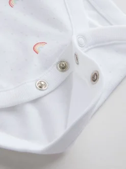 Next Personnage blanc - Manches longues 100% Coton Bébé Body Hot