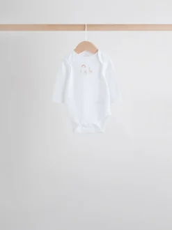 Next Personnage blanc - Manches longues 100% Coton Bébé Body Hot