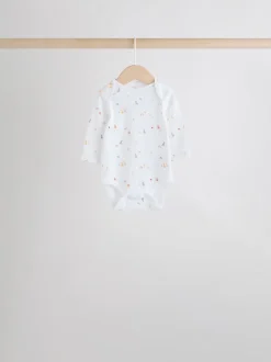 Next Personnage blanc - Manches longues 100% Coton Bébé Body Hot