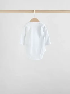 Next Personnage blanc - Manches longues 100% Coton Bébé Body