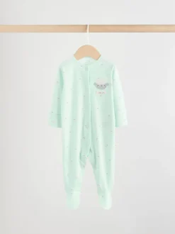 Next Personnage de Pâques jaune - 3 Pack Baby Sleepsuits (0mths-2yrs) Clearance