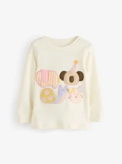 Next - Lot de 3 pyjamas Snuggle à manches longues (9mois-12ans) Personnage pastel Clearance
