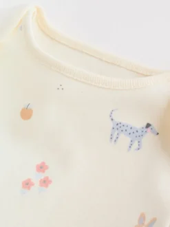 Next Personnage pastel multicolore - Lot de 7 bodies bébé à manches courtes New