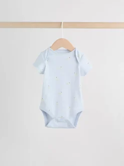 Next Personnage pastel multicolore - Lot de 7 bodies bébé à manches courtes New