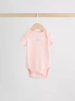 Next Personnage pastel multicolore - Lot de 7 bodies bébé à manches courtes New