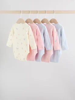 Next Personnage pastel multicolore - Lot de 5 bodies à manches longues pour bébé Outlet